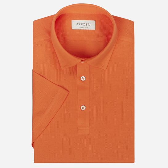 camisa polo naranja